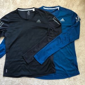 2 Adidas Running Climacool Long Sleeves